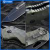 imageTyger K4 EDC Folding Pocket Knife  Stonewashed AUS8 Steel Blade  Tan G10 Handle  TGKF7A2227Green