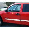 imageMade in USA Compatible with 20042012 Chevy Colorado Extended Cab 2PC Stainless Steel Chrome Window Sill Overlay