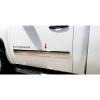 imageMade in USA Compatible with 20092013 Chevy Silverado Regular Cab Body Side Molding Full 425quot Wide 4PC Overlay