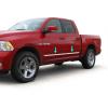 imageMade in USA Compatible with 20092018 Dodge Ram Quad Cab 15 Wide 4PC Body Side Molding Trim