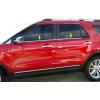 imageMade in USA Compatible with 20112019 Ford Explorer 4PC Stainless Steel Chrome Window Sill Overlay