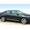 imageMade in USA Compatible with 20132015 Chevy Malibu Above Body Line Side Molding Accent Trim 1 14 Wide 4PC Overlay