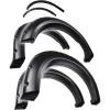 imageTyger Auto Fender Flare Compatible with 20092014 Ford F150 Exclude Raptor Fleetside Smooth Textured Black Paintable BoltRiveted Style 4pc  TGFF8F4028