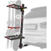 imageTyger Auto TGRK1B707B Folding HitchMounted SkiSnowboard Rack Fits 2quot or 125quot Receiver Carries 6 Pair Skis or 4 Snowboards  Key Lock  Security Strap  Vertical Adjustable  Tilt Access