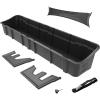 imageTyger Auto Underseat Storage Box Compatible with 20072013 Chevy Silverado GMC Sierra 1500 20072014 2500 3500HD Crew Cab Black Rear Under Seat Storage Organizer Cargo Box  TGCB5C23581524 F150Super Duty Crew Cab