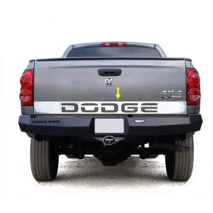 imageMade in USA Compatible with 20022008 Dodge Ram Tailgate Trim with Letter Cutout Says Dodge 6 14quot 1PC