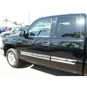 imageMade in USA Compatible with 20032006 GMC Sierra Crew Cab Insert Body Side Molding 35quot Wide 4PC Overlay