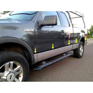 imageMade in USA Compatible with 20042008 Ford F150 SuperCab 65quot Short Bed WO Fender Flare Rocker Panel 7quot Wide 10PC