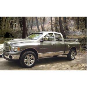 imageMade in USA Compatible with 20062008 Dodge Ram Mega Cab Short Bed Not for Dually Rocker Panel Chrome Stainless Steel Body Side Moulding Molding Trim Cover 8quot Wide 12PC