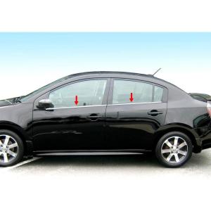 imageMade in USA Compatible with 20072012 Nissan Sentra 4PC Specialty Window Sill Trim