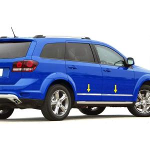 imageMade in USA Compatible with 20092018 Dodge Journey Above Body Line Accent Trim Body Side Moldings 1 38quot Wide 4PC