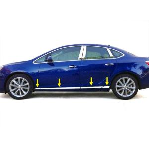 imageMade in USA Compatible with 20122016 Buick Verano Lower Rocker Panel Taper Trim 2quot 2 34quot Wide 8PC