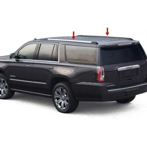 imageMade in USA Compatible with 20152020 Chevy Suburban  GMC Yukon XL Roof Rack Body Molding Trim Cover 2PC