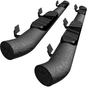 imageTyger Auto 35quot Rider Oval Tube Running Boards Compatible with 20152026 Ford F150 20222026 F150 Lightning 20172026 F250 F350 SD  Supercrew Cab  TGSS2F64941  Side Step Rail Nerf BarsRam 1500 Crew Cab 5th Gen