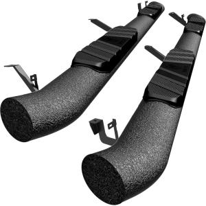 imageTyger Auto 35quot Rider Oval Tube Running Boards Compatible with 20152026 Ford F150 20222026 F150 Lightning 20172026 F250 F350 SD  Supercrew Cab  TGSS2F64941  Side Step Rail Nerf BarsRam 1500 Quad Cab 3rd Gen