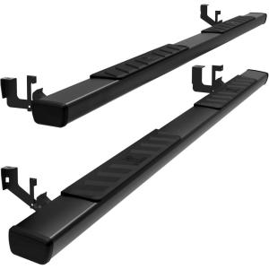 imageTyger Auto 4quot Riser Running Boards Compatible with 20022008 Dodge Ram 1500 20032009 2500  3500  Quad Cab  TGRS2D40058  Side Step Rails Nerf Bars Black