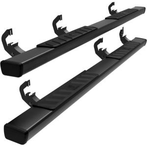 imageTyger Auto 4quot Riser Running Boards Compatible with 20072018 Chevy Silverado  GMC Sierra 1500 20072019 2500  3500HD 2019 LD  Limited  Double Cab  TGRS2C40038  Side Step Rails Nerf Bars