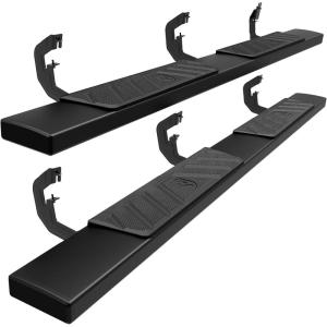 imageTyger Auto 6quot Riser Running Boards Compatible with 20072018 Chevy Silverado GMC Sierra 1500 20072019 2500 3500HD 2019 LDLimited  Double Cab  TGRS6C60028  Side Step Rails Nerf BarsDouble Cab