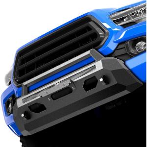 imageTyger Auto FURY Center Bumper Guard Compatible with 20162023 Toyota Tacoma  Winch Plate  DRing  Textured Black  Rock Crawler  TGBP7T20567Fury Bumper