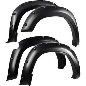 imageTyger Auto Fender Flare Compatible with 20192024 Ram 1500 Not Fit 20192024 Classic Rebel Warlock TRX FineTextured Black Paintable Factory Style 4pc  TGFF6D4328Rugged Style Smooth Textured