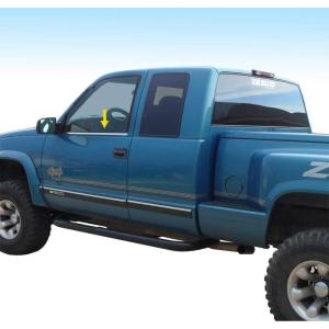 imageTyger Auto Made in USA Compatible with 19881998 Chevy SilveradoSierra RegExt Cab 2PC Stainless Steel Window Sill