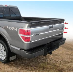 imageTyger Auto Made in USA Compatible with 20092014 Ford F150 Tailgate Insert Platinum Model Rocker Panel Trim 1quot Wide 7PC