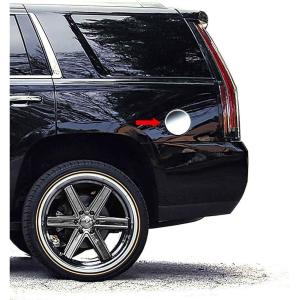 imageTyger Auto Made in USA Compatible with 20102016 Cadillac SRX Gas Cap Chrome Stainless Steel Fuel CoverGas Cap Cover