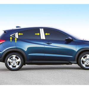 imageTyger Auto Made in USA Compatible with 20162018 Honda HRV Stainless Steel Chrome Pillar Post Trim 10PC