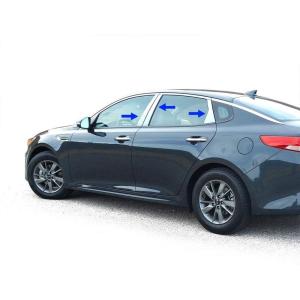 imageTyger Auto Made in USA Compatible with 20162018 Kia Optima Stainless Steel Chrome Pillar Post Trim 6PC