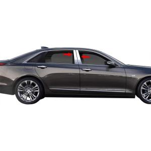 imageTyger Auto Made in USA Compatible with 20162019 Cadillac CT6 Stainless Steel Chrome License Plate Backdrop 1PCPillar Post Trim 4PC