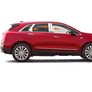 imageTyger Auto Made in USA Compatible with 20172019 Cadillac XT5 12PC Stainless Steel Pillar Post W 6PC Mirror Post TrimPillar Post Trim 6PC
