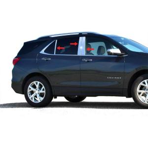 imageTyger Auto Made in USA Compatible with 20182020 Chevy Equinox 6PC Stainless Accent Pillar Post Trim Cover Overlay