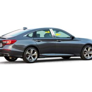 imageTyger Auto Made in USA Compatible with 20182020 Honda Accord 4PC Stainless Accent Pillar Post Trim Cover Overlay
