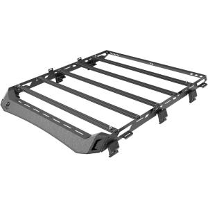 imageTyger Auto Platform Style Roof Rack Compatible with 20202026 Jeep Gladiator  For Models with Hard Top  Cargo Storage Carrier for Outdoor Gear Paintable Accent Inserts to Color Match  TGRR1J33448