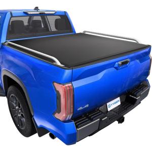 imageTyger Auto T2 Low Profile Soft Rollup Truck Bed Tonneau Cover Compatible with 20222025 Toyota Tundra  55 67quot Bed  TGBC2T6062