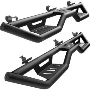 imageTyger Auto Tyger Kobra Running Boards Compatible with 20192026 Chevy Silverado GMC Sierra 1500 20202026 2500 3500HD  Crew Cab  TGKB2C25001  Textured Black Drop Step RailWrangler JLU 4Door