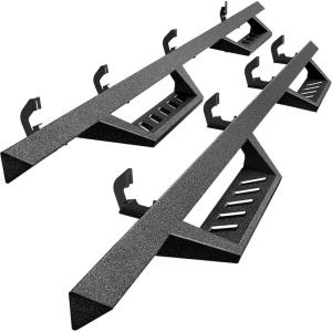 imageTyger Auto LanderX Running Board Compatible with 20072018 Chevy Silverado GMC Sierra 1500 20072019 2500 3500HD 2019 LDLimited  Crew Cab  TGLX3C82328  Drop Step Side Step Rail Nerf BarsCrew Cab