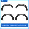 imageTyger Auto Fender Flare Compatible with 20082010 Ford F250 F350 Smooth Textured Black Paintable BoltRiveted Style 4pc  TGFF8F4688