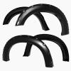 imageTyger Auto Fender Flare Compatible with 20082010 Ford F250 F350 Smooth Textured Black Paintable BoltRiveted Style 4pc  TGFF8F4688