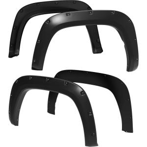 imageTyger Auto Fender Flare Compatible with 20222024 Toyota Tundra Smooth Textured Black Paintable BoltRiveted Style 4pc  TGFF8T451820222024 Tundra