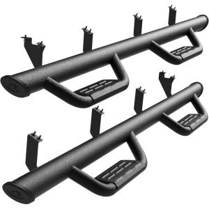 imageTyger Auto Tyger Access Running Boards Compatible with 20222026 Toyota Tundra  CrewMax  TGAS2T24010  Textured Black Drop Step Rail