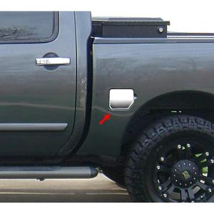 imageTyger Auto Made in USA Compatible with 20042015 Nissan Titan Gas Cap Chrome Stainless Steel Fuel Cover