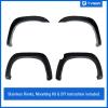 imageTyger Auto Fender Flare Compatible with 20072013 Toyota Tundra Smooth Textured Black Paintable BoltRiveted Style 4pc  TGFF8T4398