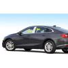 imageMade in USA Compatible with 20162025 Chevy Malibu Stainless Steel Chrome Pillar Post Trim 4PC