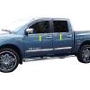 imageMaxMate Made in USA Compatible with 20042015 Nissan Titan Crew Cab 4PC Stainless Steel Chrome Window Sill Trim Overlay