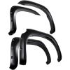 imageTyger Auto Fender Flare Compatible with 20072013 Toyota Tundra Smooth Textured Black Paintable BoltRiveted Style 4pc  TGFF8T4398