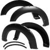 imageTyger Auto Fender Flare Compatible with 20172022 Ford F250 F350 Super Duty Smooth Textured Black Paintable BoltRiveted Style 4pc  TGFF8F4388