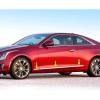 imageTyger Auto Made in USA Compatible with 20132019 Cadillac ATS Coupe 2Door Low Stainless Steel Chrome Accent Trim Overlay 1 18 Wide 6PC Body Side Moldings