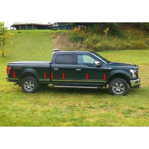 imageMade in USA Compatible with 20152018 Ford F150 Crew Cab 65 Bed Below Body Line 15 Wide 12PC Generic Body Side Molding Trim