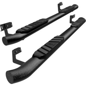 imageTyger Auto 35 Rider Running Boards Compatible with 19972003 Ford F150 F250 LD 2004 F150 Heritage  Supercab  TGSS2F35778  Side Step Rail Nerf Bars Black